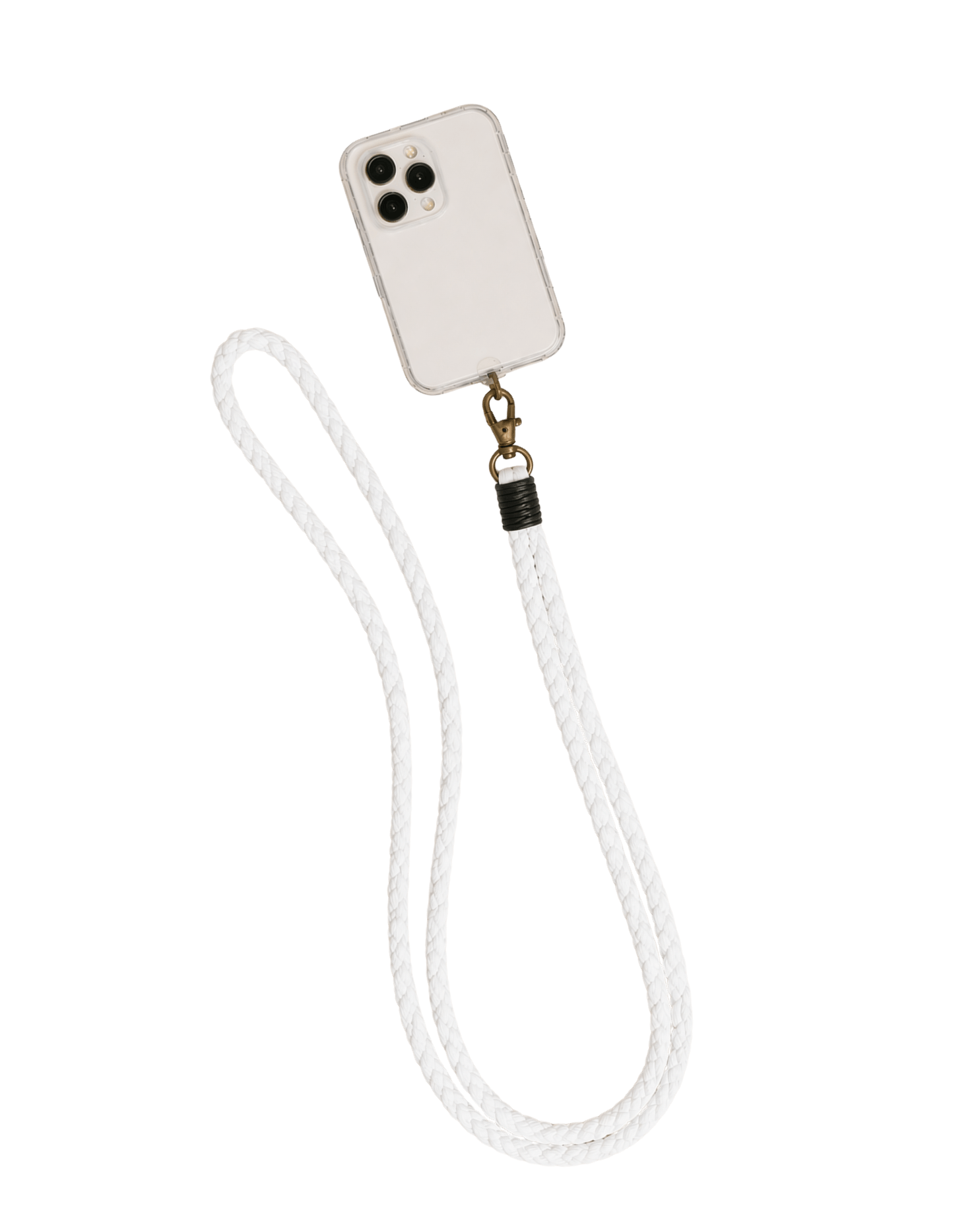 sangle pour telephone blanc