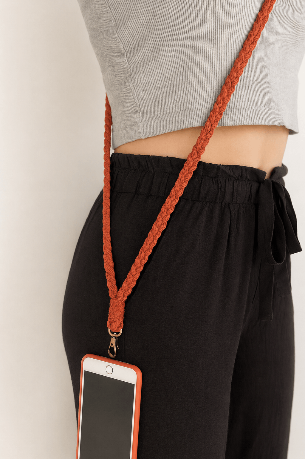 Longue sangle pour téléphone ( Rouille ) – Image 4