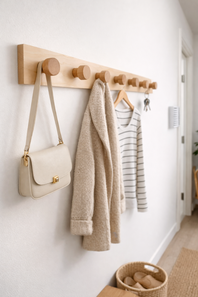 wooden hook for entryway
