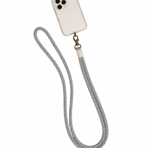 sangle grise en bandouliere pour telephone