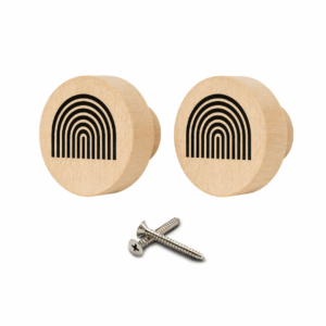 boutons de tiroir avec motif arc-en-ciel