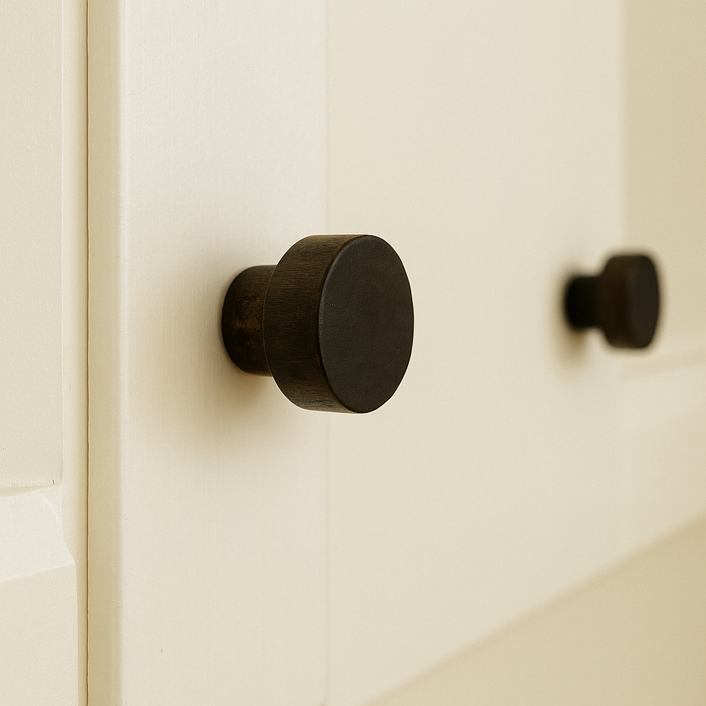 bouton armoire en bois cacao