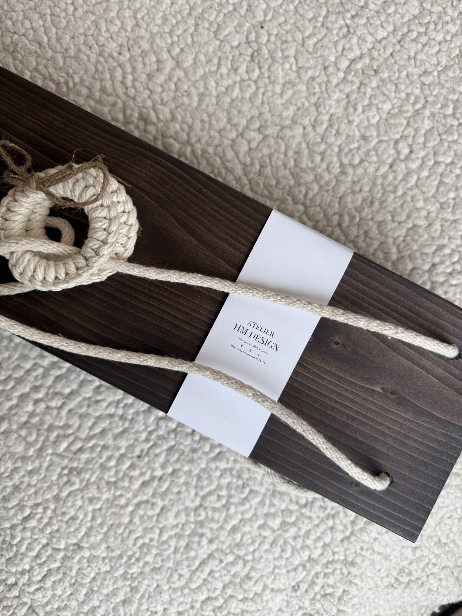 Étagère flottante en bois - 2 niveaux – Image 5