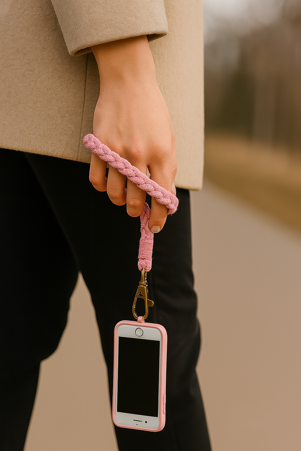 ganse rose pour telephone