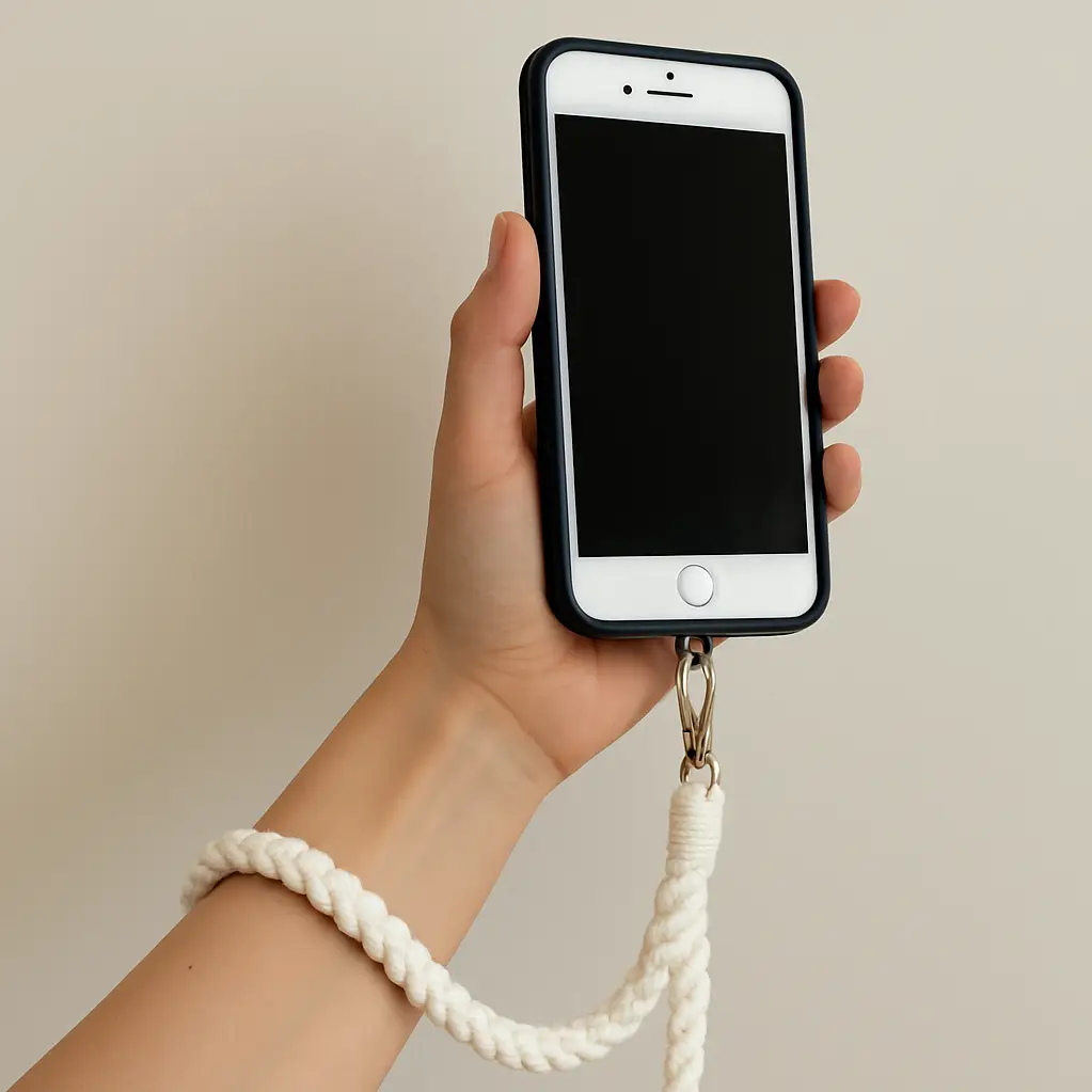 ganse en macrame pour telephone