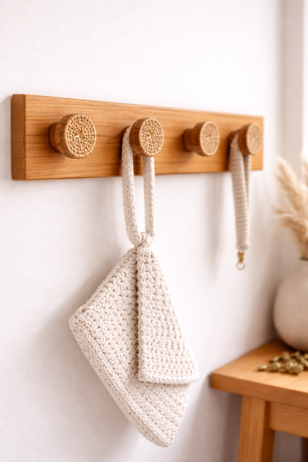 crochet mural boho couleur antique