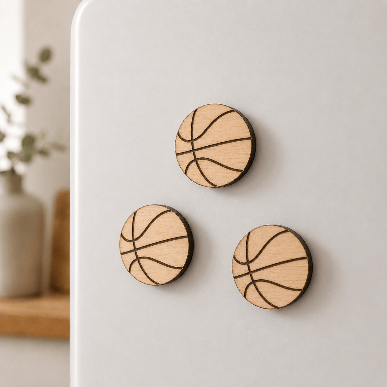 ballon basketball aimanté pour frigidaire