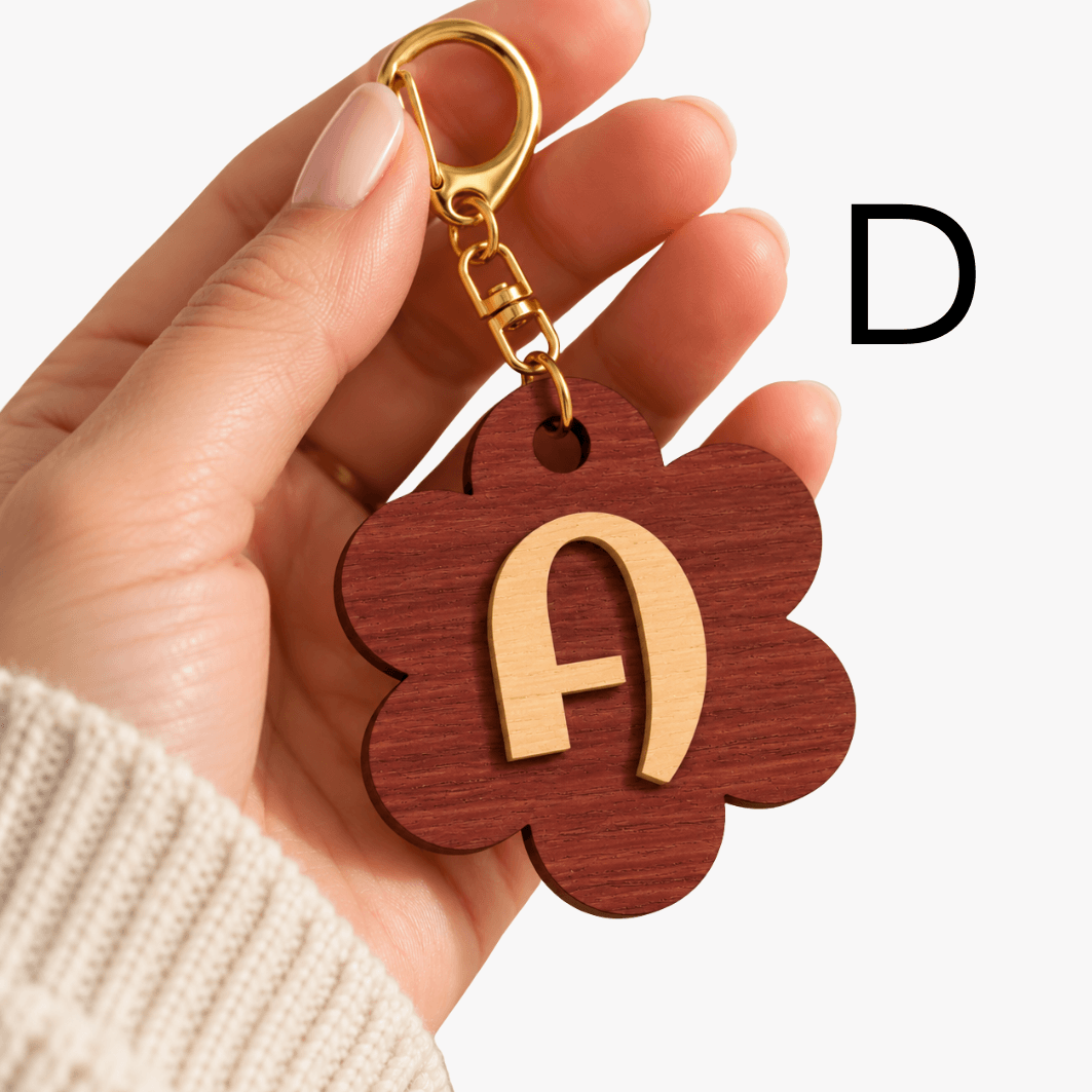 porte cle personnalise en bois