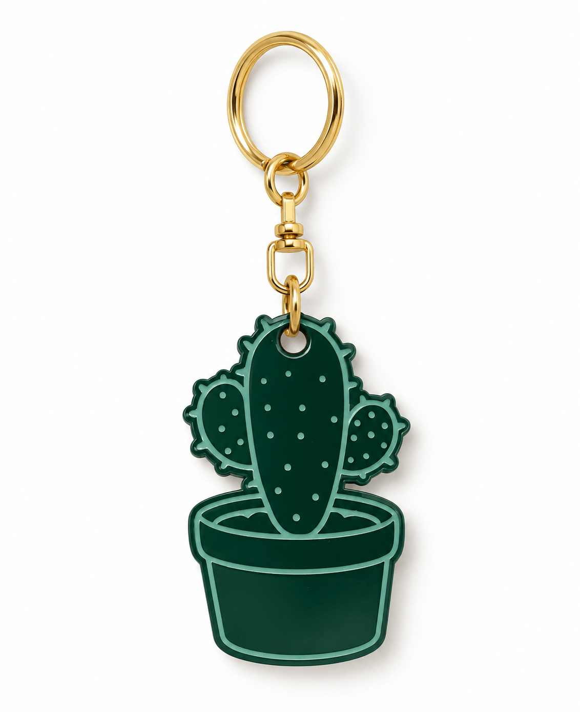 porte clés en acrylique vert